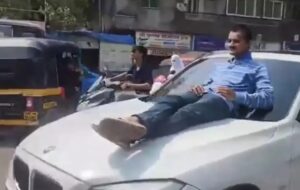 Mumbai Boy, 17, drives man on BMW bonnet; father arrested