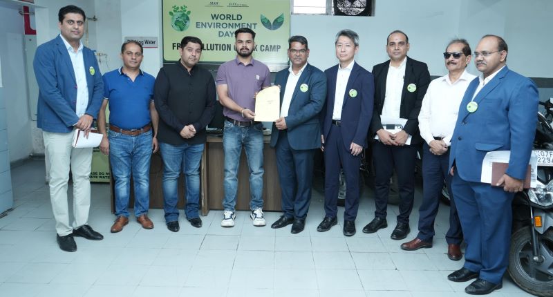 Tree planting ceremony by Mr. Yogesh Mathur , Director, Sales and Marketing on the occasion of World Environment Day