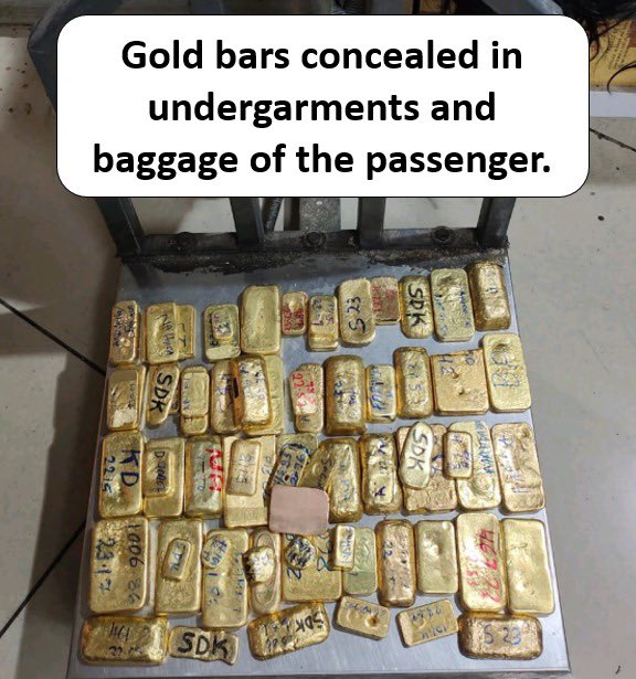 Mumbai Customs Zone-III Seizes 32.79 Kgs of Gold Valued at Rs. 19.15 Cr across 2 cases