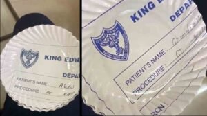 BMC-run KEM hospital uses medical reports as paper plates; sends notice to 6 staffers