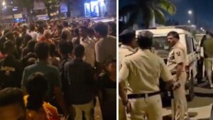 Police Attacked by Local Goons in Kandivali West, Video Sparks Outrage