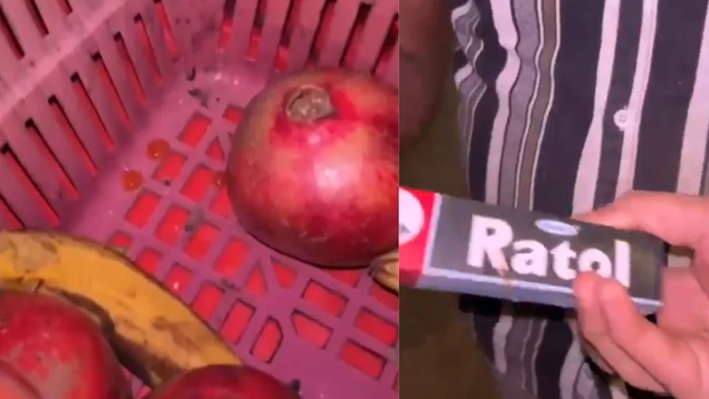 Fruit Vendor in Malad Caught Allegedly Applying Rat Poison on Fruits, Video Sparks Outrage