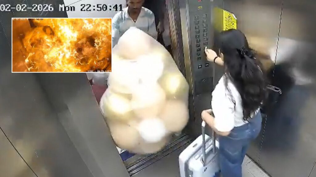 Hydrogen Balloons Trigger Fire Inside Lift at Goregaon Building, Two Injured
