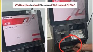 ATM Glitch In Vasai Creates Chaos After Machine Dispenses Extra Cash To Customers