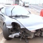 Luxury Porsche Crashes on Mumbai Coastal Road, Driver Escapes with Minor Injuries